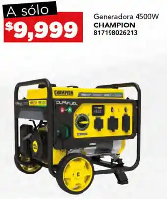 City Club Generadora 4500W CHAMPION oferta