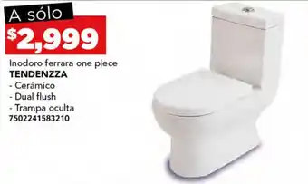 City Club Inodoro ferrara one piece TENDENZZA oferta