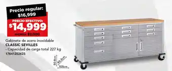 City Club Gabinete de acero inoxidable CLASSIC SEVILLES oferta