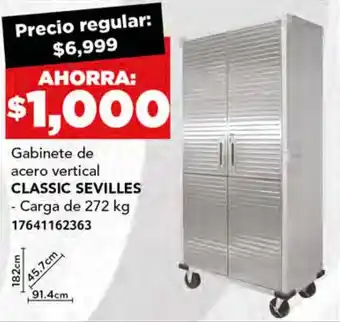 City Club Gabinete de acero vertical CLASSIC SEVILLES oferta