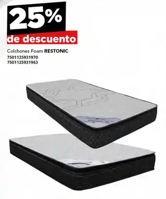 Colchones Foam RESTONIC