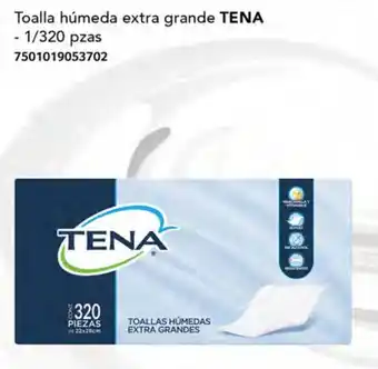City Club Toalla húmeda extra grande TENA - 1/320 pzas oferta