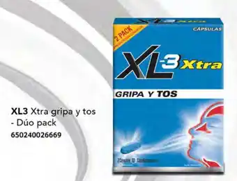 XL-3 Xtra gripa y tos - Dúo pack