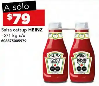 City Club Salsa catsup HEINZ - 2/1 kg c/u oferta