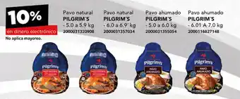 City Club Pavo natural PILGRIM'S - 6.0 a 6.9 kg -6.0 a 6.9 kg / Pavo ahumado PILGRIM'S - 5.0 a 6.0 kg - 6.01 a 7.0 kg oferta