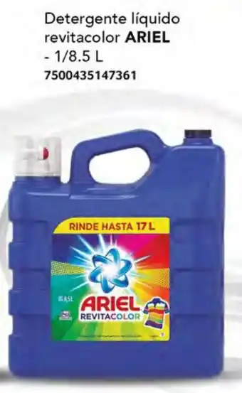 City Club Detergente líquido revitacolor ARIEL - 1/8.5 L oferta