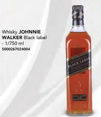 Whisky JOHNNIE WALKER Black label - 1/750 ml