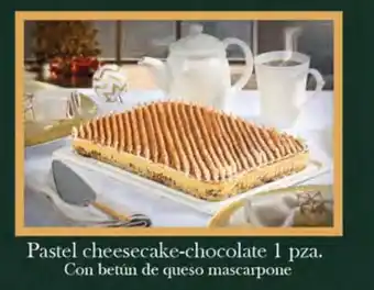 City Club Pastel cheesecake-chocolate 1 pza. Con betún de queso mascarpone oferta