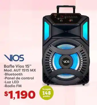 Soriana Híper Bafle Vios 15" oferta