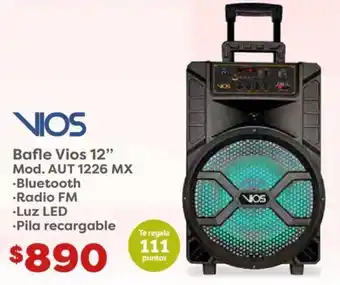 Soriana Híper Bafle Vios 12" oferta