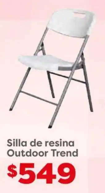 Silla de resina Outdoor Trend