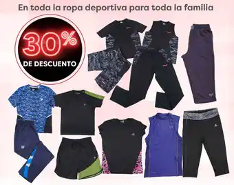 Soriana Híper En toda la ropa deportiva para toda la familia oferta