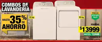 The Home Depot mabe LAVADORA Y SECADORA (159414) oferta