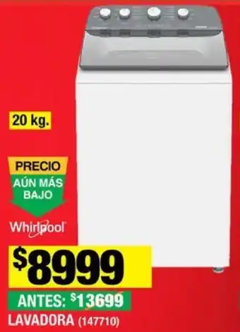 The Home Depot Whirlpool LAVADORA (147710) oferta