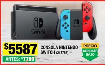 The Home Depot CONSOLA NINTENDO SWITCH (213758) oferta