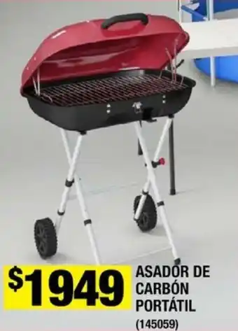 ASADOR DE CARBÓN PORTÁTIL (145059)