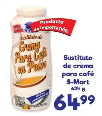 Sustituto de crema para café S-Mart 624 g