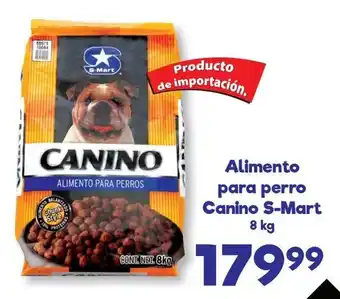 Alimento para perro Canino S-Mart 8 kg