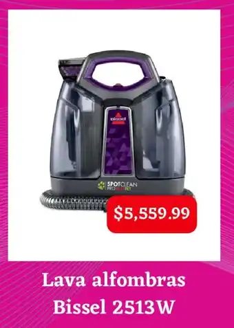 Lava alfombras Bissel 2513W