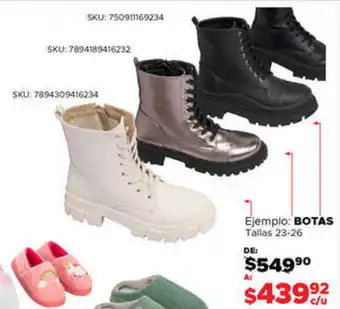 DelSol BOTAS Tallas 23-26 oferta