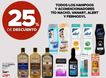 SHAMPOO TÍO NACHO anti edad, 415 ml