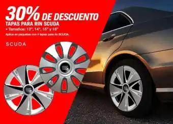 AutoZone TAPAS PARA RIN SCUDA oferta