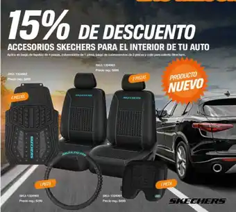 ACCESORIOS SKECHERS PARA EL INTERIOR DE TU AUTO