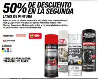 LATAS DE PINTURA