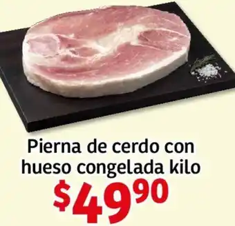Soriana Express Pierna de cerdo con hueso congelada kilo oferta