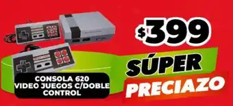 Merco CONSOLA 620 VIDEO JUEGOS C/DOBLE CONTROL oferta