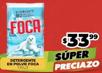 Merco DETERGENTE EN POLVO FOCA 1 KILO oferta