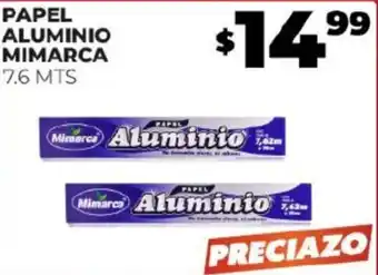 Merco PAPEL ALUMINIO MIMARCA 7.6 MTS oferta