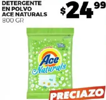 Merco DETERGENTE EN POLVO ACE NATURALS 800 GR oferta