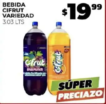 Merco BEBIDA CIFRUT VARIEDAD 3.03 LTS oferta