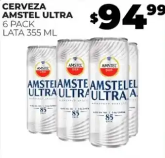 Merco CERVEZA AMSTEL ULTRA 6 PACK LATA 355 ML oferta