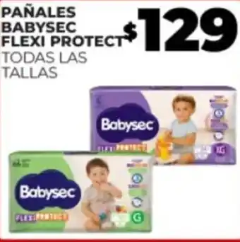 Merco PAÑALES BABYSEC FLEXI PROTECT TODAS LAS TALLAS oferta