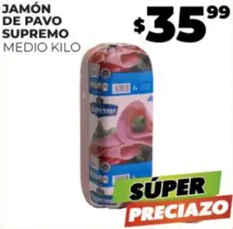 Merco JAMÓN DE PAVO SUPREMO MEDIO KILO oferta
