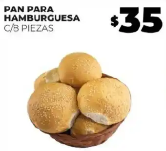 PAN PARA HAMBURGUESA C/8 PIEZAS