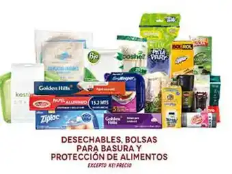 La Comer DESECHABLES, BOLSAS PARA BASURA Y PROTECCIÓN DE ALIMENTOS oferta