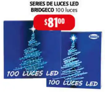 SERIES DE LUCES LED BRIDGECO 100 luces
