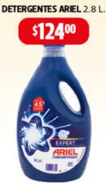 Farmacias Guadalajara DETERGENTES ARIEL 2.8 L oferta