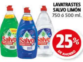 Farmacias Guadalajara LAVATRASTES SALVO LIMÓN 750 ó 500 ml oferta