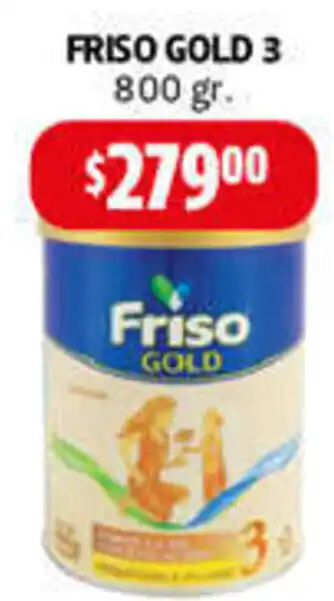Farmacias Guadalajara FRISO GOLD 3 800 gr oferta