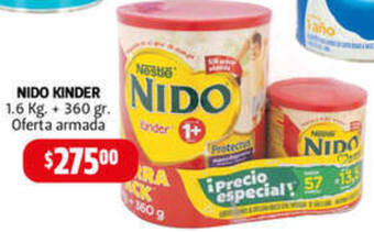 Farmacias Guadalajara NIDO KINDER 1.6 Kg + 360 gr Oferta armada oferta