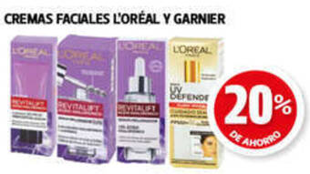 Farmacias Guadalajara CREMAS FACIALES L'ORÉAL Y GARNIER oferta