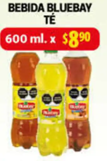 Farmacias Guadalajara BEBIDA BLUEBAY TÉ 600ML oferta