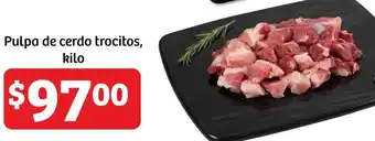 Soriana Híper Pulpa de cerdo trocitos kilo oferta