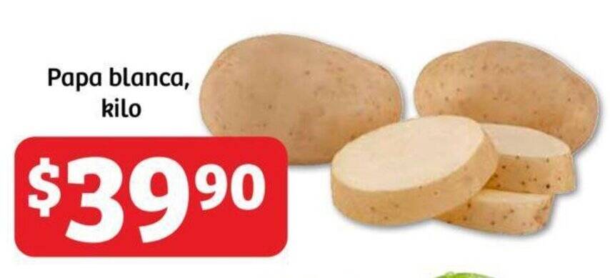 Soriana Híper Papa blanca kilo oferta