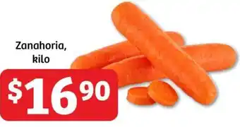 Soriana Híper Zanahoria kilo oferta