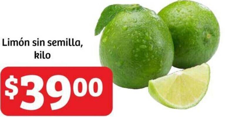 Soriana Híper Limón sin semilla kilo oferta